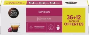 Dosette NESTLE DOLCE GUSTO ESPRESSO x36+