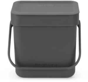 Poubelle BRABANTIA Sort & Go 3L - Gris