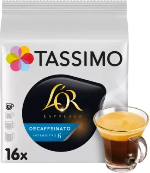 Dosette TASSIMO Café L'OR Decafeine X16
