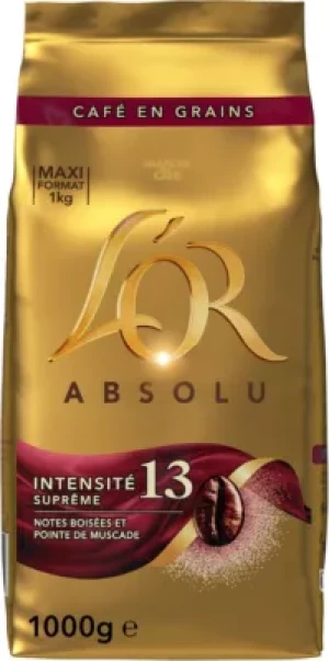 Café grains L'OR Absolu Intensité 13 gra