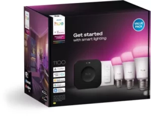 PACK PHILIPS HUE 3/E27 White&Color; Ambia