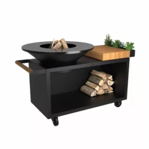 Brasero OFYR Island Black 100 Pro Teak W