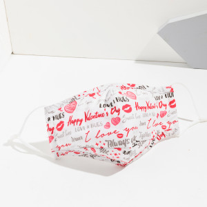 Masque en tissu Masque de Saint-Valentin
