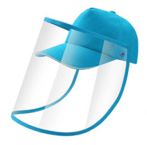 Casquette de sport avec visière rose clair