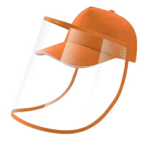 Sports cap with visor violett