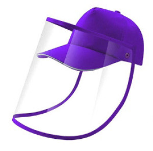 Casquette de sport avec visière rose clair