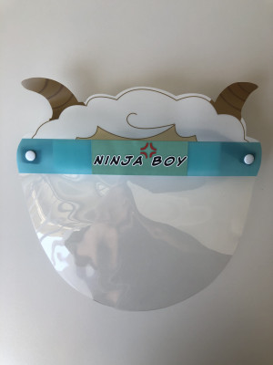 Fabric mask Face Protection for Kids Ninja blue
