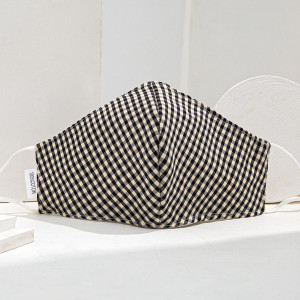 Maschera di tessuto (a scacchi) Verde