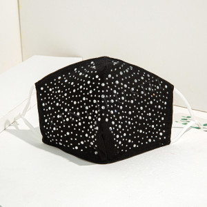 Masque en tissu Strass masque papillon