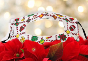 Süßes Weihnachtsmotiv mit einer PVC-Linse