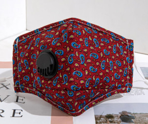 Masque en tissu Pasley Masques rouges