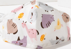 Masque en tissu Tier-Mix-Kinder-Masque