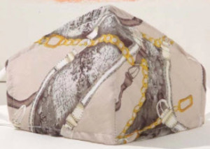 Masque en tissu Animal masqué - gris