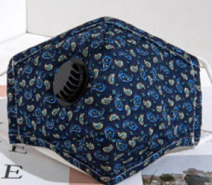 Masque en tissu Pasley Masques Bleu