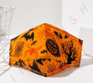 Stoffmaske Boo Maske orange