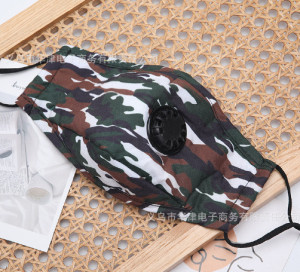 Masque en tissu Masque camouflage avec vanne d’air