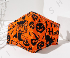 Stoffmaske Fröhliches Halloween