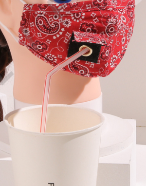 Masque en tissu Masque pour enfant avec motif - Rouge