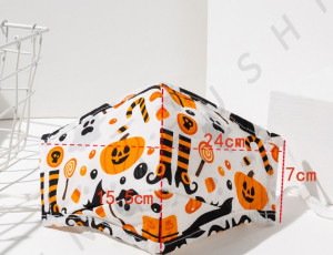 Stoffmaske Streifen & Stiefel