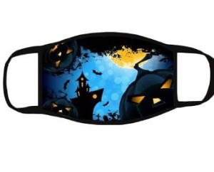 Stoffmaske Halloween Maske Jack lantern