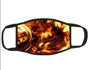 Masque en tissu Masque d’Halloween Jack lantern 2