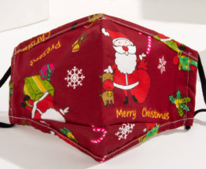 Masque en tissu Le Père Noël