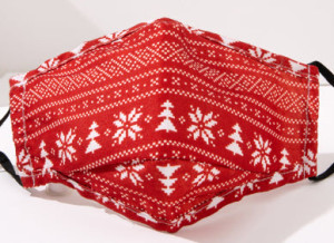 Masque en tissu Pull de Noël enfants