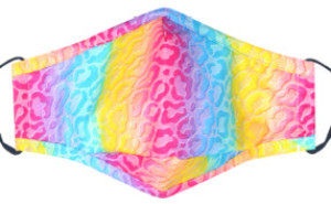 Masque en tissu Masque de couleur arc-en-ciel