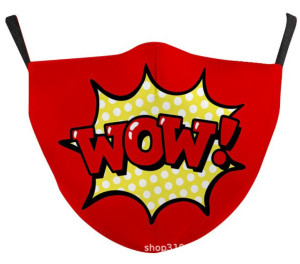 Masque en tissu Masque de barbe wow