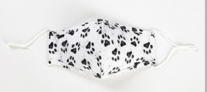 Masque en tissu Masque avec des empreintes de pattes