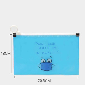 Masque en tissu Couverture pour masques pour enfants (bleu)