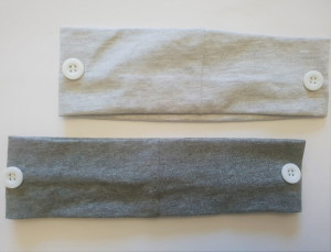 Rubans pour masques gris