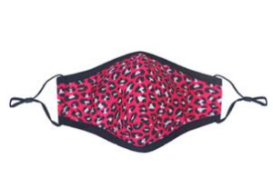 Masque en tissu Masque léopard rose