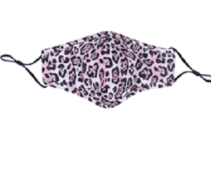 Masque en tissu Masque léopard rose