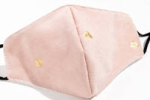 Masque en tissu Masque de velours Rose