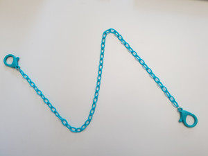 Modische blaue Farbe Maskenhalter Halskette Kette | BRINE MED CARE