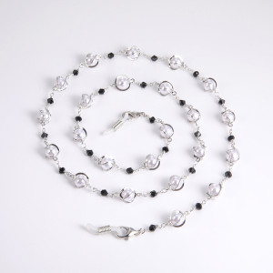 Best Mask Holder Chain With Blue Beads | Brine Med Care