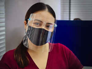 Lunettes de protection avec visière