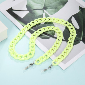 Brillenkette halter Halskette in hell sonnig gelb Farbe von Brine Med Care