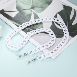 Brillenkette halter für eine Brille in weißer Farbe von Brine Med Care