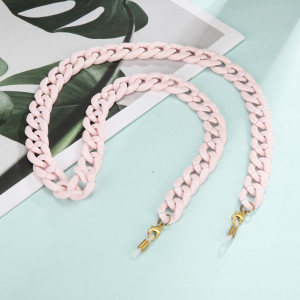 Hochwertige Brillenkette halter in hellem Blassrosa von Brine Med Care