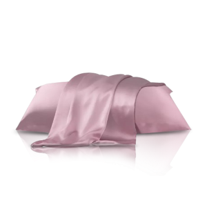 Taie d'oreiller en soie Rose Pink