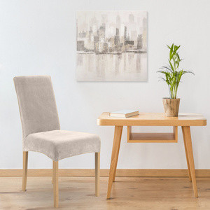 Pokrowiec na krzesło 35x55x30 cm beżowy wodoodporny LUNEO