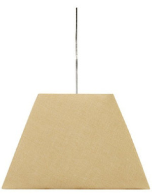 Kremowa lampa wisząca sufitowa z regulacją wysokości do salonu STANDARD