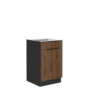 Dolna szafka kuchenna z szufladą 50 cm MARGARET orzech okapi