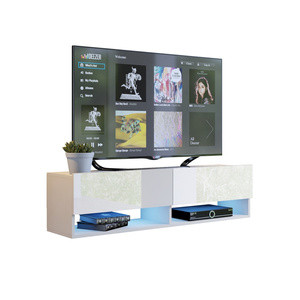 Biała szafka pod telewizor 140 cm QUAD