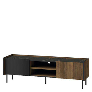 Dwudrzwiowa szafka RTV do salonu 150 cm PINNACLE