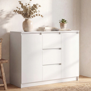 Biała komoda z szufladami 120 cm SAVIO