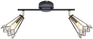 Chromowana lampa sufitowa LED do salonu Isla 3000K