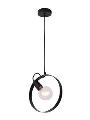 Czarna lampa wisząca loft do salonu NEXO metal 1 punkt światła